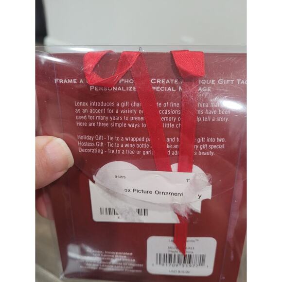 Lenox American Porcelain‎ Christmas Ornament Santa with Picture Frame #5 - Picture 2 of 4